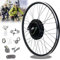 20, 24, 26, 27,5, 28, 29, 700c Zoll Vorderrad E-Bike-Umrüstsatz E-Bike-Umrüstsatz Pedelec-Elektrofahrrad Elektrofahrrad-Umrüstsatz E-Bike-Umrüstsatz mit LCD-Display, 48 V/350 W-20 Zoll (36 V/ 350 W (