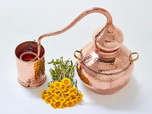 Ardosia Alambic Classique en Cuivre, Petites Tailles, Jusqu'à 25 litres (5 litres)