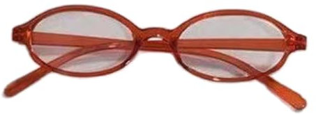 xbiez Harajuku Ovaler Rahmen Gläser Vintage Mädchen Bunte Farblinse Kleiner Rahmen Brille Teens Karneval Brille für Teenager