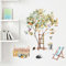 astylishome Wand Deko Wandtattoo Bunte Wandaufkleber Blumen Schmetterling Wandsticker Wanddeko für Wohnzimmer Schlafzimmer Sofa Hintergrund Windows Tür Möbel 0320