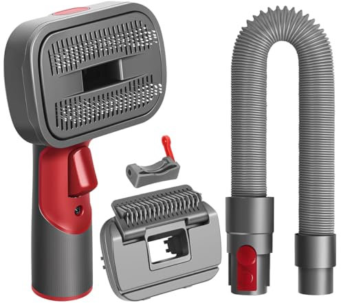 MOPEI Brosse Aspirateur pour Chiens 2 en 1 Compatible avec Dyson Gen5 V15 V12 V11 V8 V7, idéale pour éliminer les poils lâches, les squames, le sous-poil et les nœuds