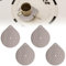 Lot de 4 chauffe-assiettes en silicone pour micro-ondes - Résistants à la chaleur - Antidérapants - Idéal pour four, poêle, dîner, fête