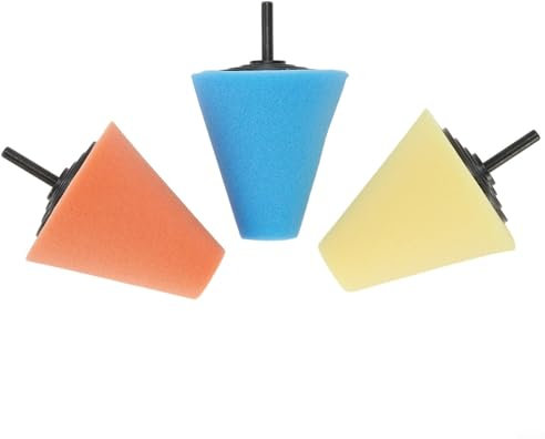 Für Bohrmaschine Polierset für Metall, Wiederverwendbare Schwammpads, Mehrere Größen