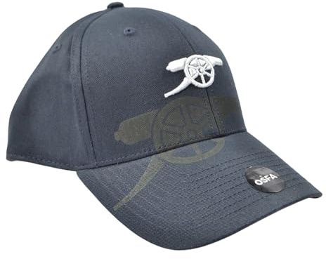 Arsenal Obsidian Cannon Navy White Baseball Cap - One Size