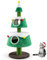 SOARS 153cm Kratzbaum Weihnachtsbaum, Katzenbaum groß mit Katzenbett, abnehmbarem Kissen, Kratzsäule, Katzenkratzbaum Weihnachten mit Fellbällen und Sternspielzeug, Aktivitätskratzbäume, Katzenmöbel