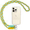 Votvloay Cordino per Cellulare Telefono Universale,Adatto a Tutti Gli Smartphone, Rimovibile Cordino da Collo Nylon Catena Collana Tracolla con Toppa di Fissaggio - Giallo, Bianco, Verde Chiaro