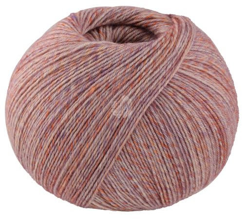 LANA GROSSA Vintage Socks | Hochwertiges Sockengarn mit Merinowolle & Ton in Ton Farbeffekt | Handstrickgarn aus 75% Schurwolle & 25% Polyamid | 100g Wolle zum Stricken & Häkeln | 400m Garn FB1011