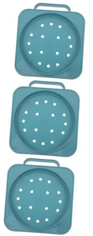 Cabilock 3pcs Tank Base with Wheels Gas Cylinder Holder Stand Movable Gas Tank Tray Easy to Transport