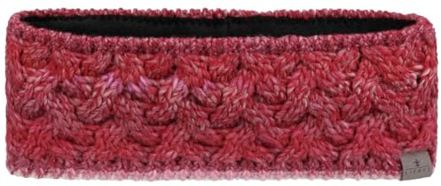 LIERYS Farelle Stirnband Damen - Ohrenschützer mit Wolle - Made in Germany - Headband mit Futter - Ohrenschutz mit Futter - Ohrenwärmer fuchsia One Size