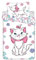 Jerry Fabrics Kinder Bettwäsche Bettbezug Wendebettwäsche 140x200 Baumwolle Kinderbettwäsche Öko-Tex Marie Aristocats