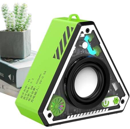 Portable Wireless Blue-tooth Speaker, Speakers with Subwoofer Wireless Stereo Sound Rich Bass, Outside Desktop Subwoofer Bass Audio Amplifier Rechargeable for Beach Camping Party