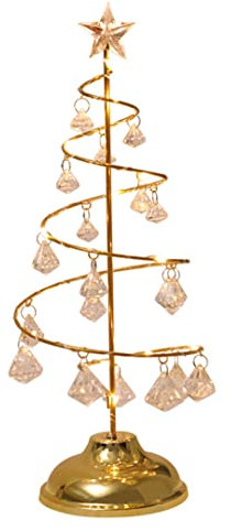 Arbre de Noël Spiral Crystal Light Desk Table