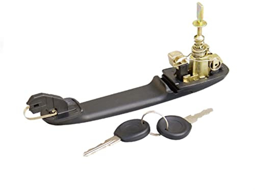 Pexorin Türgriff und Schlüssel, for VW, for POLO, 6N 6N1 6N2 OEM 6N0837207C / 6N0837207D Türschloss-Set für Autos (außen)