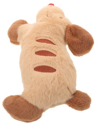 DIKACA Kuschelkissen Hund 30cm aus Weichem Plüsch Kleines Haustier Schlafkissen und Stofftier Hautfreundlich Waschbar Schlafbegleiter für Hunde im Schlafzimmer und Unterwegs
