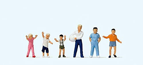 Preiser 1/87 th – pr14120 – Modelleisenbahnen – Spielende Kinder im Ballon