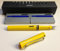 Safari Medium Fountain Pen Yellow - Value Pack with 2 Extra Packs Blue Cartridges
