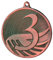 pokalspezialist 10 Stück Medaille Bronze MD1291 aus Stahl, 50 mm x 3 mm