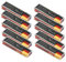 10x Fanschminke abwaschbar Deutschland - EM 2024 - Schminkstift Fanfarben Make-Up Schwarz-Rot-Gold