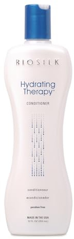 BioSilk Hydrating Conditioner, Replenishes Moisture For Strong & Smooth Hair, Sulfate, Paraben, & Cruelty-Free, 12 Oz