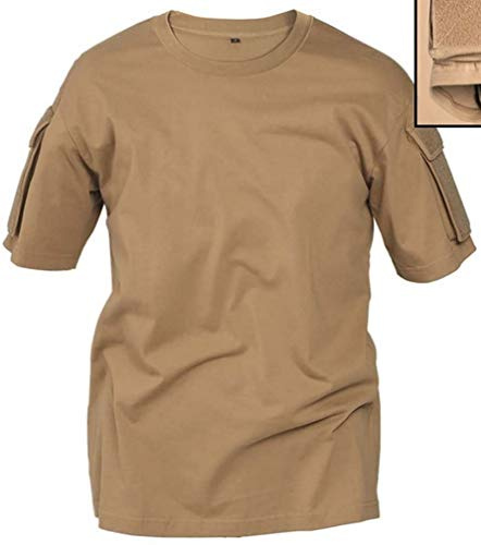 Mil-Tec Mixte Tactique T shirt, Dark Coyote, M EU