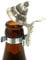 Bavariashop Bierflaschen Zinndeckel - Made in Germany! Insektenschutz für die Bierflasche; Silberfarben