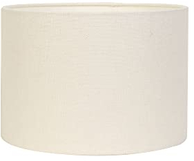 Light & Living Lampenschirm Zylinder Livigno - Eiweiß - Ø40x30cm - Zylinder - Textilien