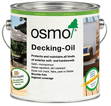 Osmo Bangkirai Dark Exterior Wood & Decking Oil 016 2.5ltr
