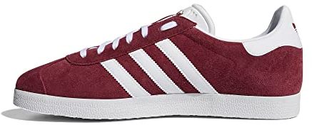 adidas Gazelle, Scarpe da Ginnastica Uomo, Rosso Collegiate Burgundy Ftwr White Gold Met White, 36 EU