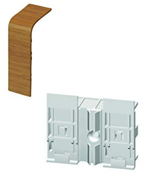 HZ SLF 2000 - Stoßverbinder [Eiche hell] mit Befestigungsschelle