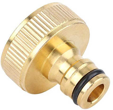Hose Connector Garden Faucet Adapter Water Pipe Copper 1.4 inch Female Thread Quick Washer Accessories for Indoor Outdoor