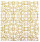 100 Stück Papierservietten gemustert in WEISS/GOLD 40 x 40 cm Tissue Ornament Servietten 3- lagig Tischdekoration Geburtstag Party Dinner