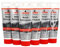 NIGRIN Performance Metall Politurpaste,6 x 75 ml Tube, entfernt Flecken, Rost und Verunreinigungen von Metall-Oberflächen, Mehfarbig