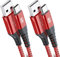 Cable USB Tipo C Cable USB C Carga Rápida a y Sincronización Cargador USB C Nylon Compatible con Samsung Galaxy S10/S9/S8,Note 8,Huawei P9/P10,So ny XZ, LG G5 G6,Nexus,OnePlus