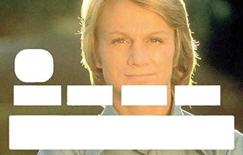 Sticker Hommage Claude François zur Personalisierung Ihrer blauen Karte nach Lust des Moments