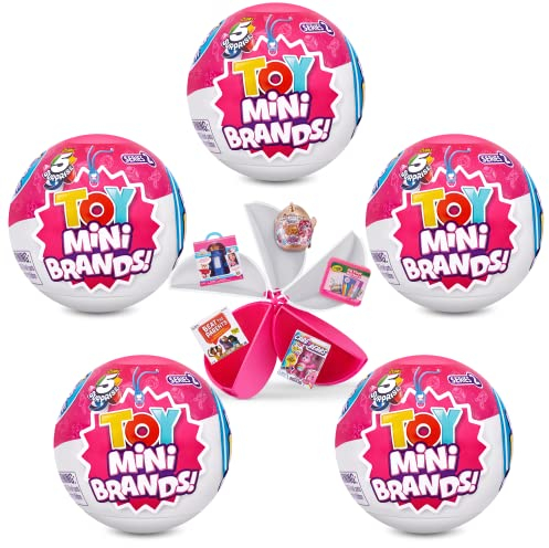 5 Surprise Toy Mini Brands Serie 2 Überraschungskapseln (5er-Pack)
