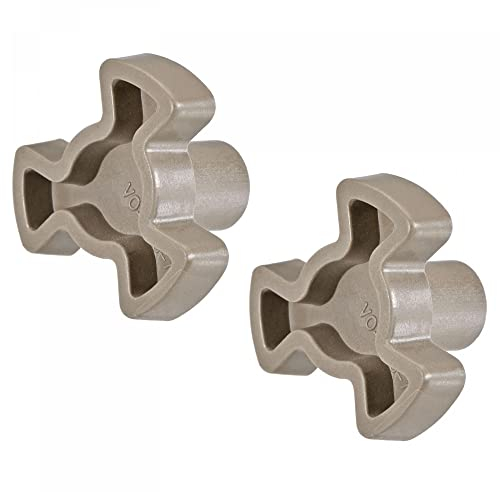 sourcing map Eje Acoplador de Soporte de Rodillo Giratorio para Horno Microondas Reemplazo 5 mm x 7 mm 2uds