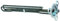 Recamania Résistance pour lave-vaisselle 2600 W 230 V Montage Ø 38,5 mm spirales 1 L 293 mm Largeur 26 mm H 26 mm