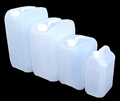 Mugar- Bidones Blancos con Cierre de Tapón de Rosca y Asa. 5, 10, 20 y 25 Litros de Capacidad. (5 litros)