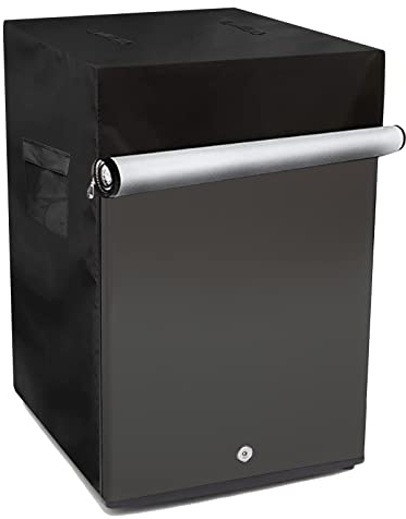 Bitubi Upright Freezers Cover,Outdoor Refrigerator Cover,– Waterproof, Dustproof, Sun-Proof, 22 W x 23 D x 34 H. Suitable for most 3.0 Cubic Compact Mini Freezer on market (Black)