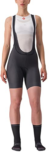 CASTELLI 4520062-866 PRIMA BIBSHORT Shorts Women's Dunkelgrau/weicher Orange L
