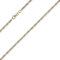 2,2mm Kugelkette Halskette aus 585 Gold gelb/rot/weiß tricolor diamantiert 50cm