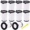 PRIMEBAG - 10er Pack Filter für AEG CX7 Ergorapido CX7-2 Akkustaubsauger QX8 Animal X Power kompatibel - Bestleistung beim Saugen