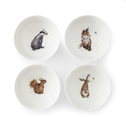 Wrendale Designs 6 Set of 4 Deep Bowls by Royal Worcester
