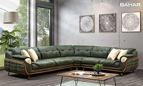 JV Möbel Design Ecksofa L-Form Couch Polsterung Luxus Wohnzimmer Soft Style Couchen Sofa