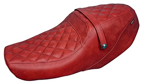 Tappezzeria Italia Sattelbezug kompatibel mit XSR 900 (22-23) Modell Adeje Comfort System (Rot NL)