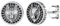 Silvora Viking Rüne Zeichen Ohrstecker 925 Silber Punk Herren Wolfkopf Zirkon Ohrringe Hip Hop Viking Rüne Zeichen Ohrschmuck für Männer Junge
