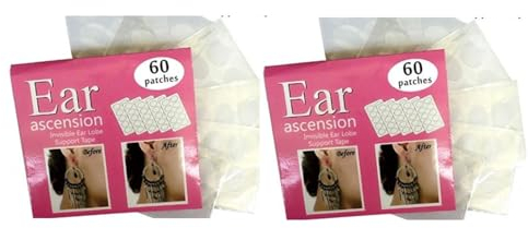 Ear Lobe Supoort Tape Ohrloch Tapes Ohrläppchen Stützband Sticker Ohrlochschutz 120 Stück