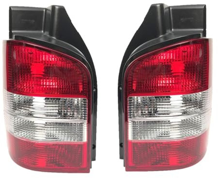 HZ-DESIGN 1 Set Rückleuchten Heckleuchten Links + Rechts kompatibel mit T5 mit Heckklappe Klar