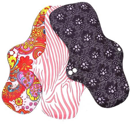 minkissy 9 Stk Tante Handtuch dais periodenunterwäsche Menstruationsunterwäsche Zeitraum Handtuch Damen Slipeinlagen Reinigungstücher waschbare Menstruationsbinden extra groß Damenbinde