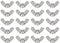 sourcing map M5x0.8mm Wing Nut 50 Pcs, 304 Stainless Steel Butterfly Wing Nuts Fasteners Parts Hand Twist Tighten Wing Nuts for Machinery Electronic Equipment DIY, Silver